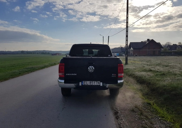 Volkswagen Amarok cena 64000 przebieg: 217000, rok produkcji 2014 z Łęczyca małe 172